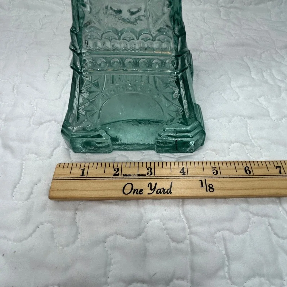 Vintage Eiffel Tower Glass Bottle 13.5